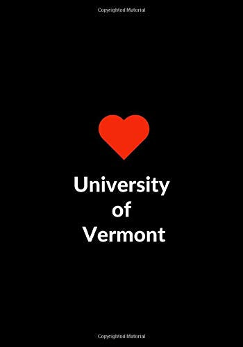 University of Vermont: Blank Sketchbook to Draw Doodle or Sketch. Gift Notebook 7" x 10"