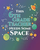 This 8th Grade Teacher Needs Some Space: 2019-2020 Teacher Planner Monthly and Weekly Science Outer Space Themed Lesson Plan for Teachers. Homeschoo