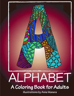 ALPHABET A Coloring Book for Adults