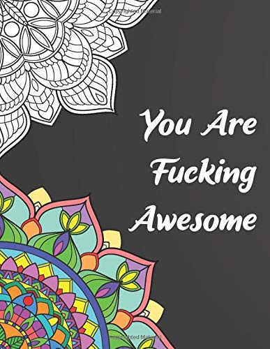 You Are Fucking Awesome: A Motivational Swear Word Coloring Book. A Perfect Gift For Adults