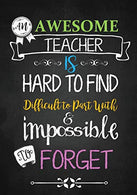 Teacher Notebook: An Awesome Teacher Is ~ Journal or Planner for Teacher Gift: Great for Teacher Appreciation/Thank You/Retirement/Year End Gift (In