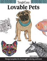 TangleEasy Lovable Pets: Design Templates for Zentangle(R). Coloring. and More (Design Originals)
