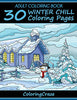 Adult Coloring Book: 30 Winter Chill Coloring Pages (Colorful Seasons)