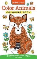 Color Animals Coloring Book: Perfectly Portable Pages (On-the-Go! Coloring Book) (Design Originals) Extra-Thick High-Quality Perforated Pages in Con