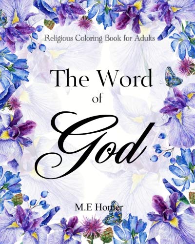 The Word of God: Religious Coloring Book for Adults