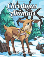 Christmas Animals: An Adult Coloring Book with Cute Holiday Animals and Relaxing Christmas Scenes