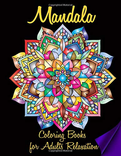 Mandala Coloring Books for Adults Relaxation: &rdquo;CALM THE FCK DOWN&rdquo;