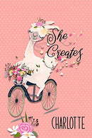 Charlotte: She Creates: Personalized Dotted Journal