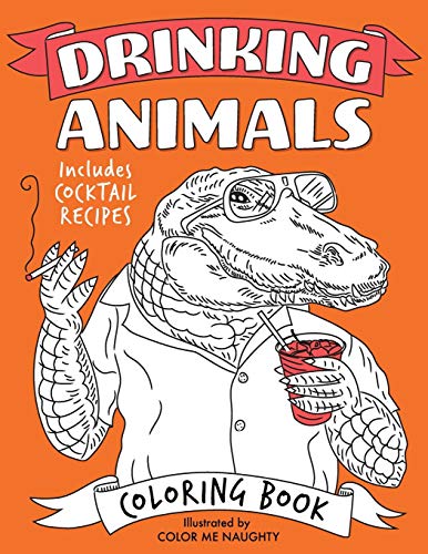 Drinking Animals Coloring Book