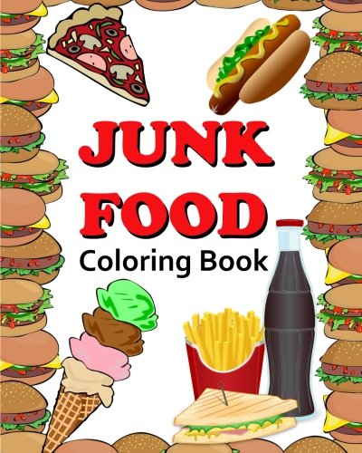 Junk Food Coloring Book
