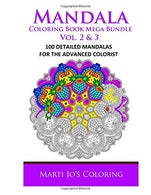 Mandala Coloring Book Mega Bundle Vol. 2 & 3: 100 Detailed Mandala Patterns