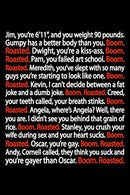 Michael Scott's Boom Roasted Speech: Blank Lined Journal. Notebook/Diary With A Funny Quote Perfect Gag Gift For Everybody