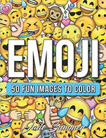 Emoji: An Emoji Coloring Book for Kids with 50+ Funny. Cute. and Easy Coloring Pages