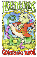 REPTILOIDS: Pocket Size Coloring Book featuring 48 fantastic creatures in 32 drawings 5.25"x8" for cheerful coloring by adults and teens