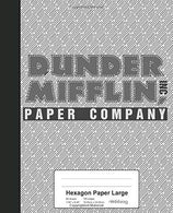 Hexagon Paper Large: Dunder Mifflin Paper Company Book (Weezag Hexagon Paper Large Notebook)