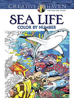 Creative Haven Sea Life Color by Number Coloring Book (Adult Coloring)