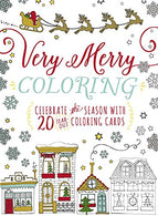 Very Merry Coloring: Celebrate the Seaon with 20 Tear-Out Coloring Cards