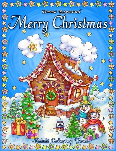 Merry Christmas Adult Coloring Book