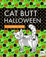 Cat Butt Halloween: A Coloring Book