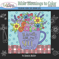 The Coloring Cafe-Volume Four-Bible Blessings to Color (Volume 4)