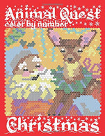 CHRISTMAS ANIMAL QUEST Color by Number: Activity Puzzle Coloring Book for Adults Relaxation & Stress Relief (Color By Number Quest)