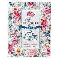 "My Favorite KJV Verses to Color" Inspirational Adult Coloring Book