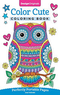 Color Cute Coloring Book: Perfectly Portable Pages (On-the-Go Coloring Book) (Design Originals) Extra-Thick High-Quality Perforated Pages; Convenien