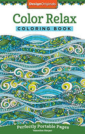 Color Relax Coloring Book: Perfectly Portable Pages (On-the-Go Coloring Book) (Design Originals) Extra-Thick High-Quality Perforated Pages; Convenie