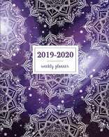 2019-2020 Weekly Planner: Galaxy Purple Sky Mandala. Weekly and Monthly Standard Professional Calendar | 1 July 2019 - 31 December 2020