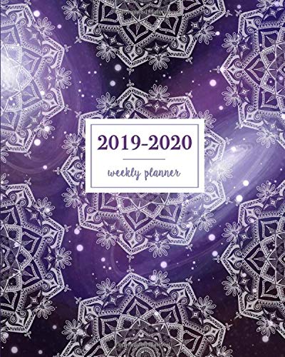 2019-2020 Weekly Planner: Galaxy Purple Sky Mandala. Weekly and Monthly Standard Professional Calendar | 1 July 2019 - 31 December 2020